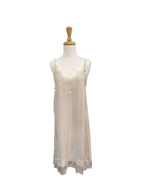 Moli Fusu Brown Tan Lace Dress Size M Medium